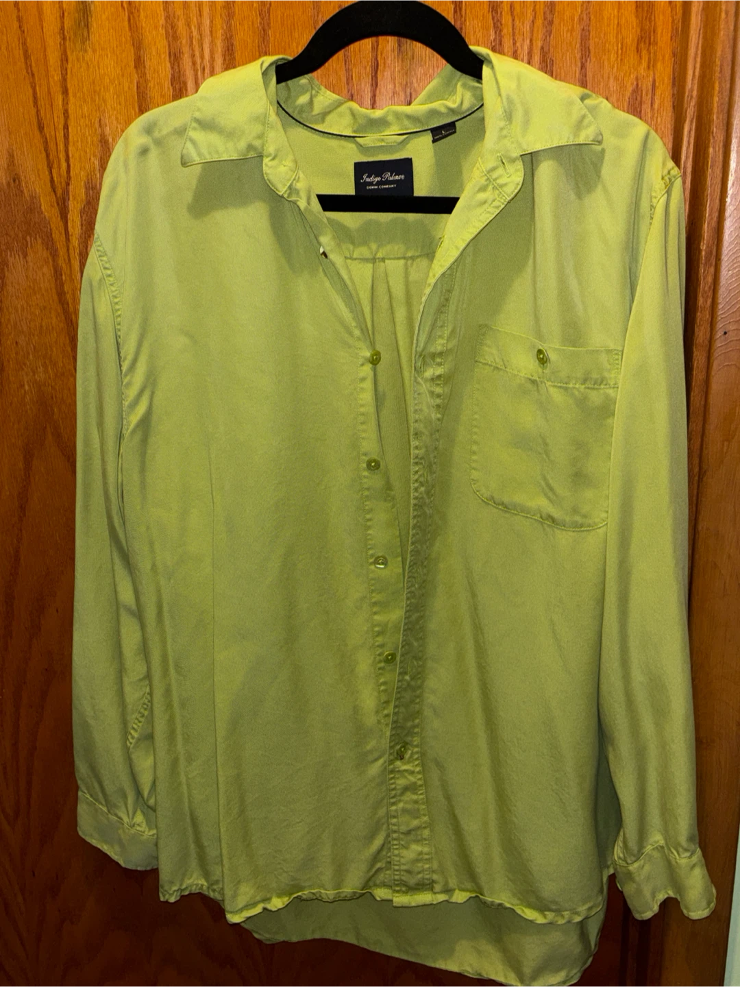 Indigo Palms Denim Company Long Sleeve Button-Up Shirt
