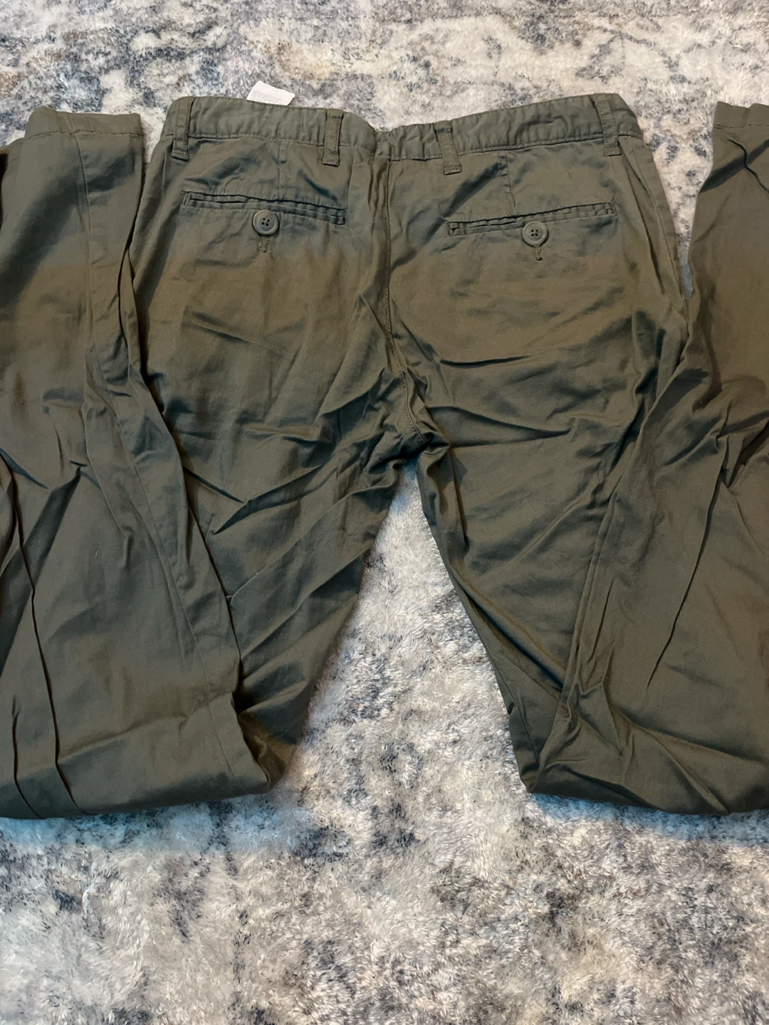Green Low-Rise Pants - photo 2