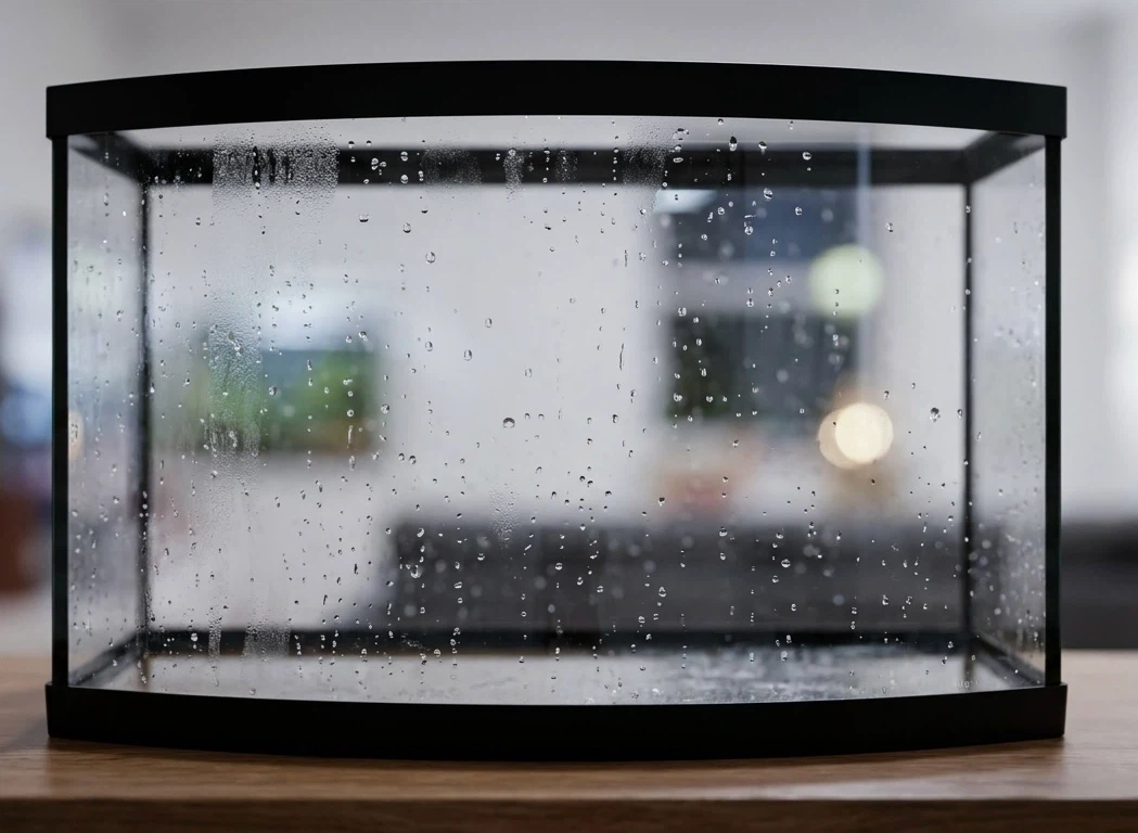 Curved front glass aquarium tank - photo 2