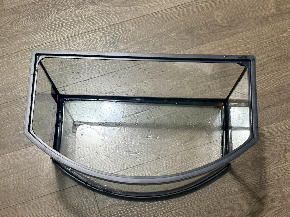 Curved front glass aquarium tank - photo 5