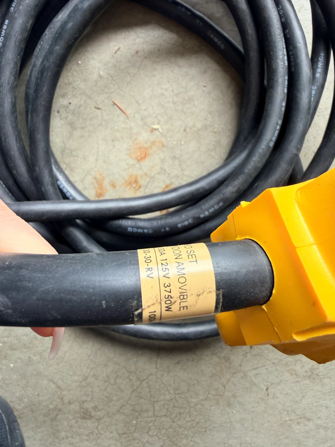 Camco Power Grip RV 30A Extension Cord - photo 3