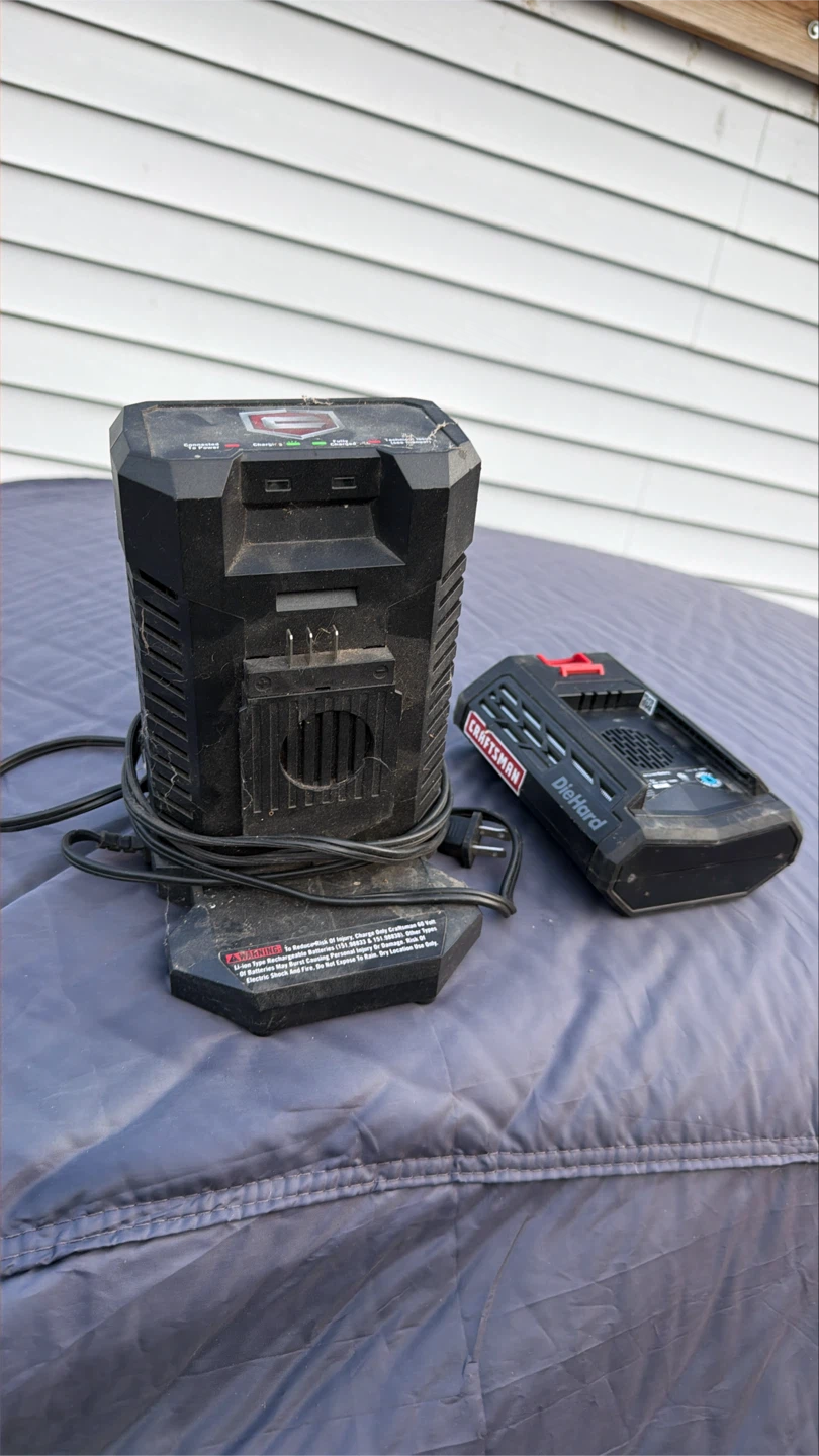 Craftsman 60V Cordless Trimmer with Charger and Battery - photo 4