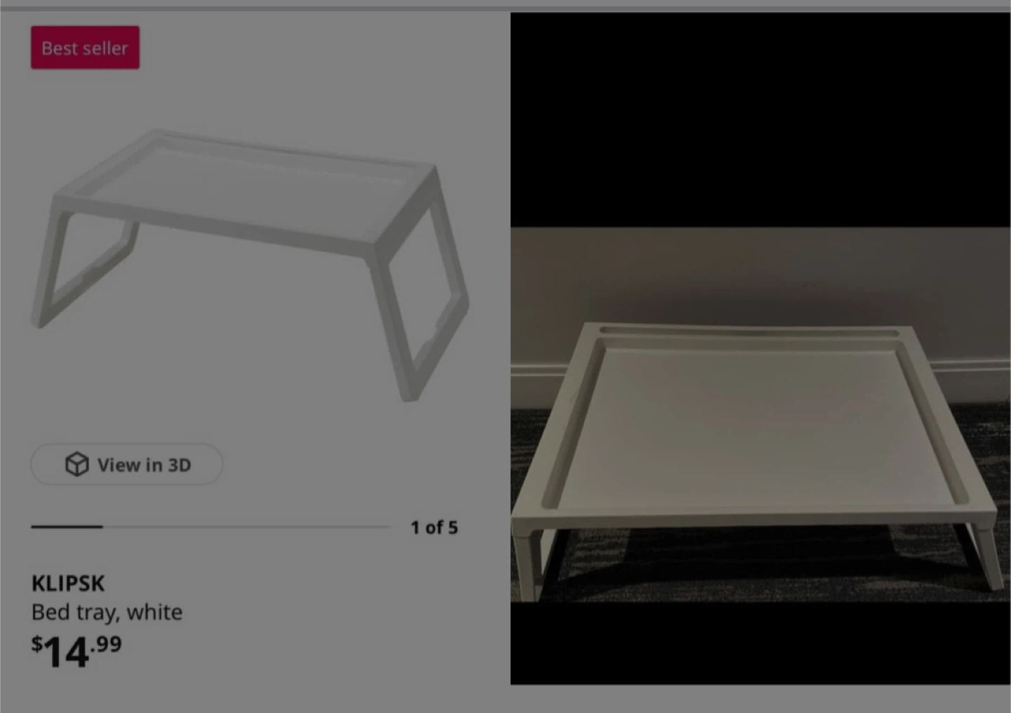 Folding Tray Table