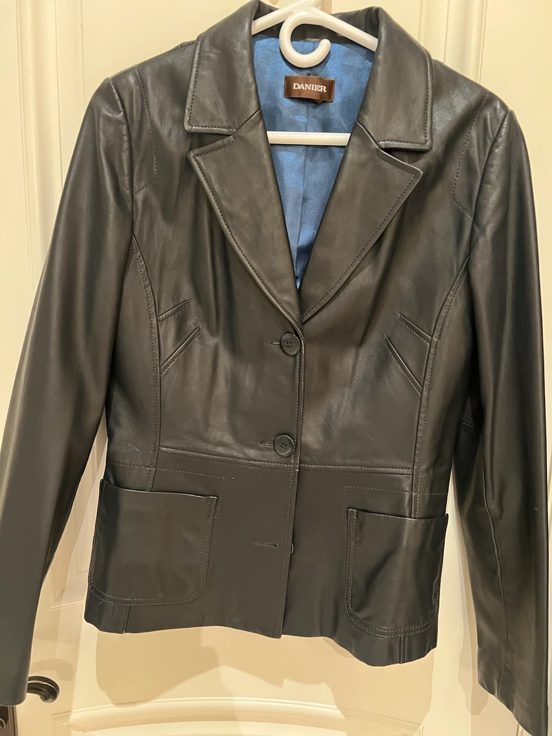 DANIER Leather Blazer Jacket - photo 2