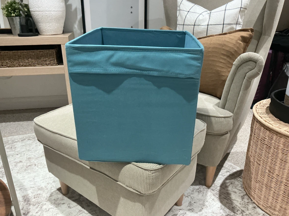 Blue Storage Bin from ikea. $20 for all 4