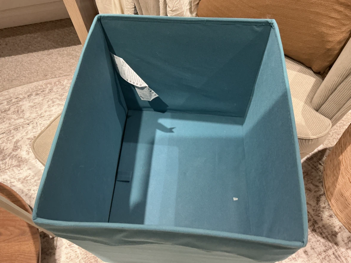 Blue Storage Bin from ikea. $20 for all 4 - photo 2