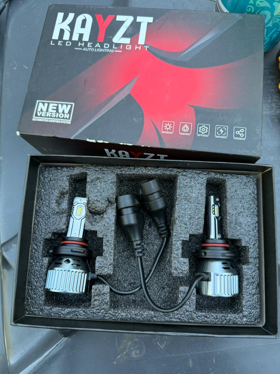 KAYZT LED Headlight Bulb Conversion Kit 9005