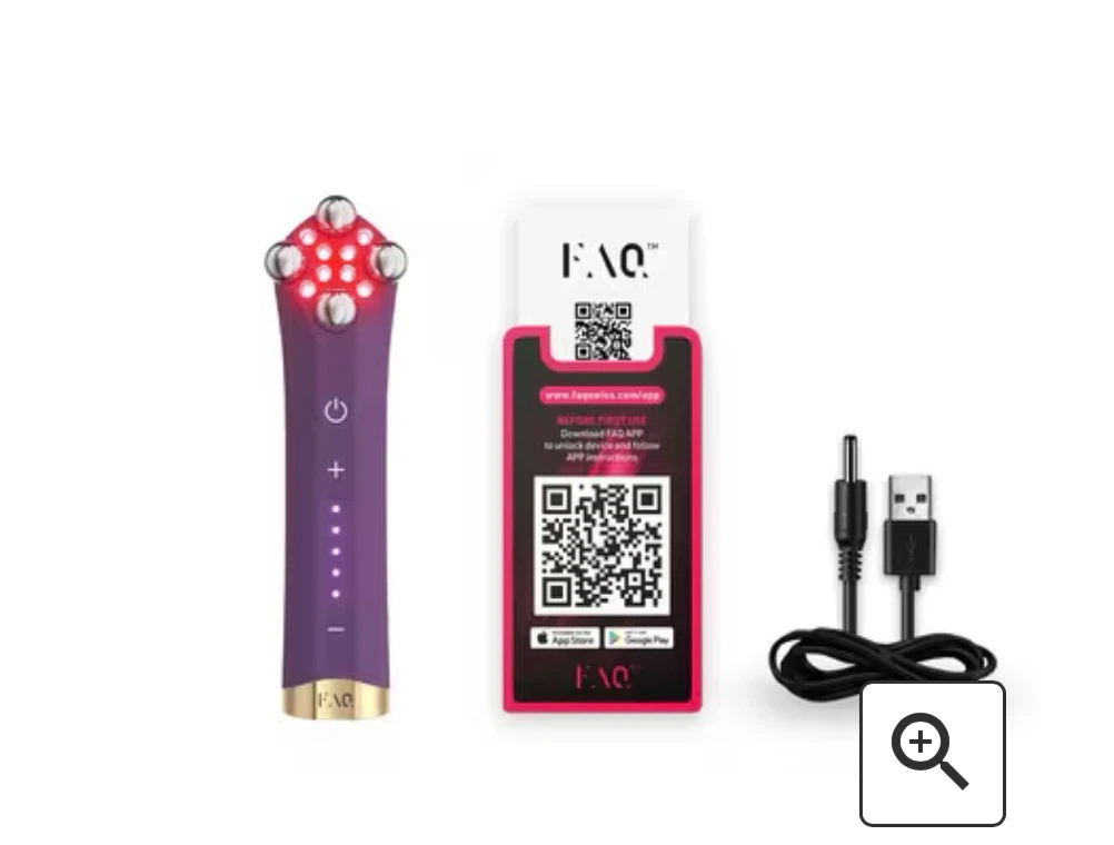 FAQ 401 Dual Microcurrent + LED Face & Neck Toning Device - photo 4