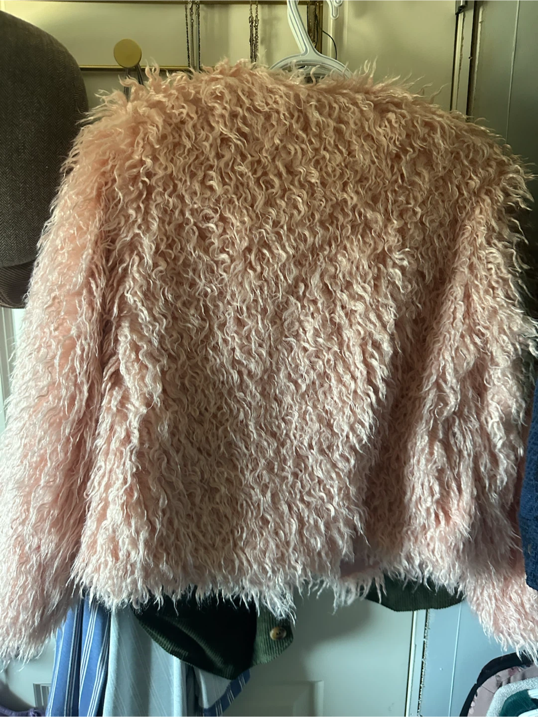 Pink Faux Fur Jacket - photo 2