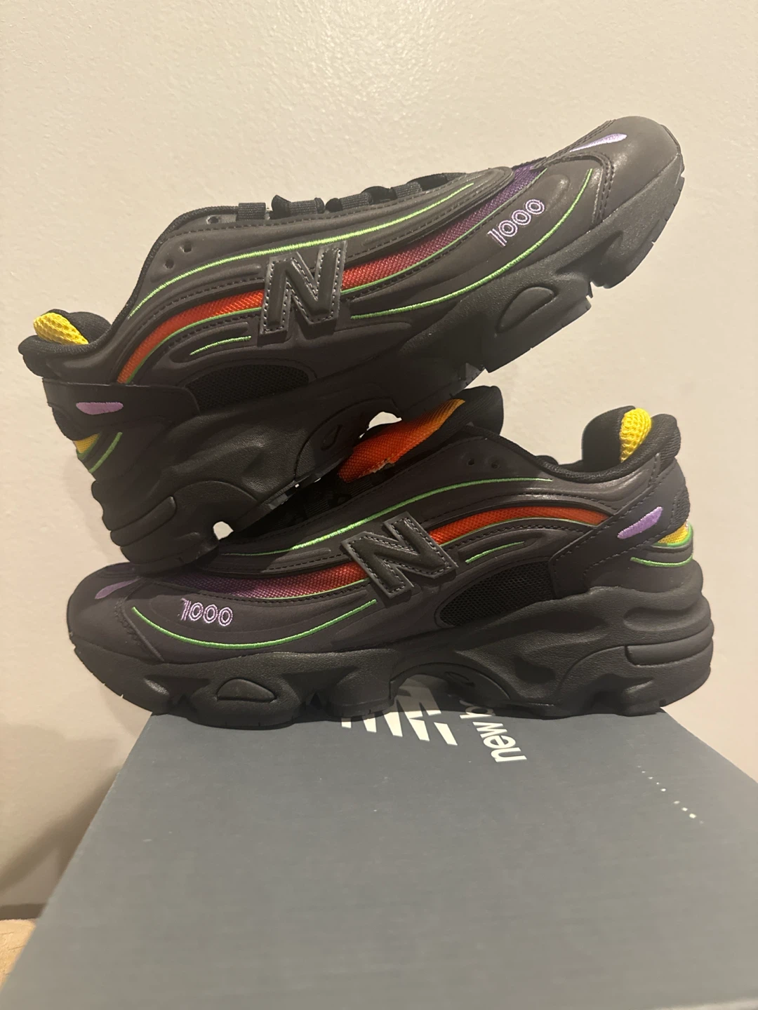 New Balance 1000 "Black Yellow" M1000TP US 7 - photo 2