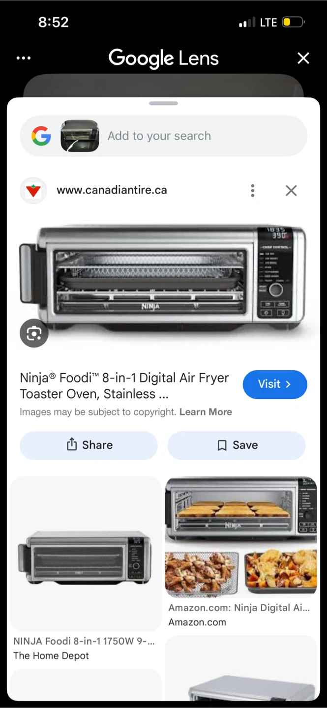 Ninja Foodi 8-in-1 Digital Air Fryer Toaster Oven - photo 3