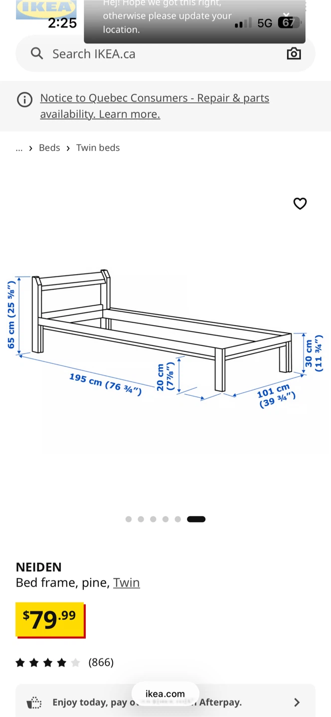 IKEA Neiden + Luroy Twin size - photo 2