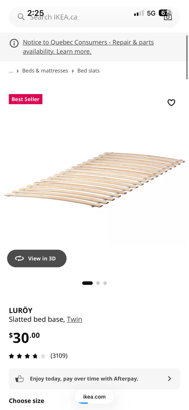 IKEA Neiden + Luroy Twin size - photo 3