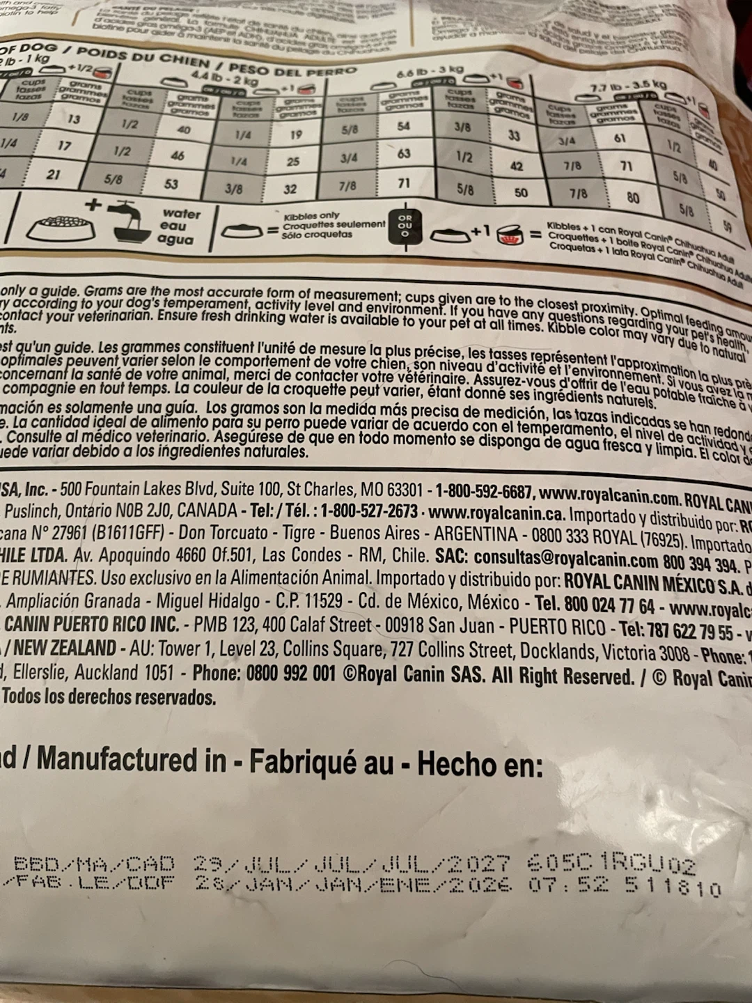 10lbs Royal Canin Chihuahua Dog Food - photo 2