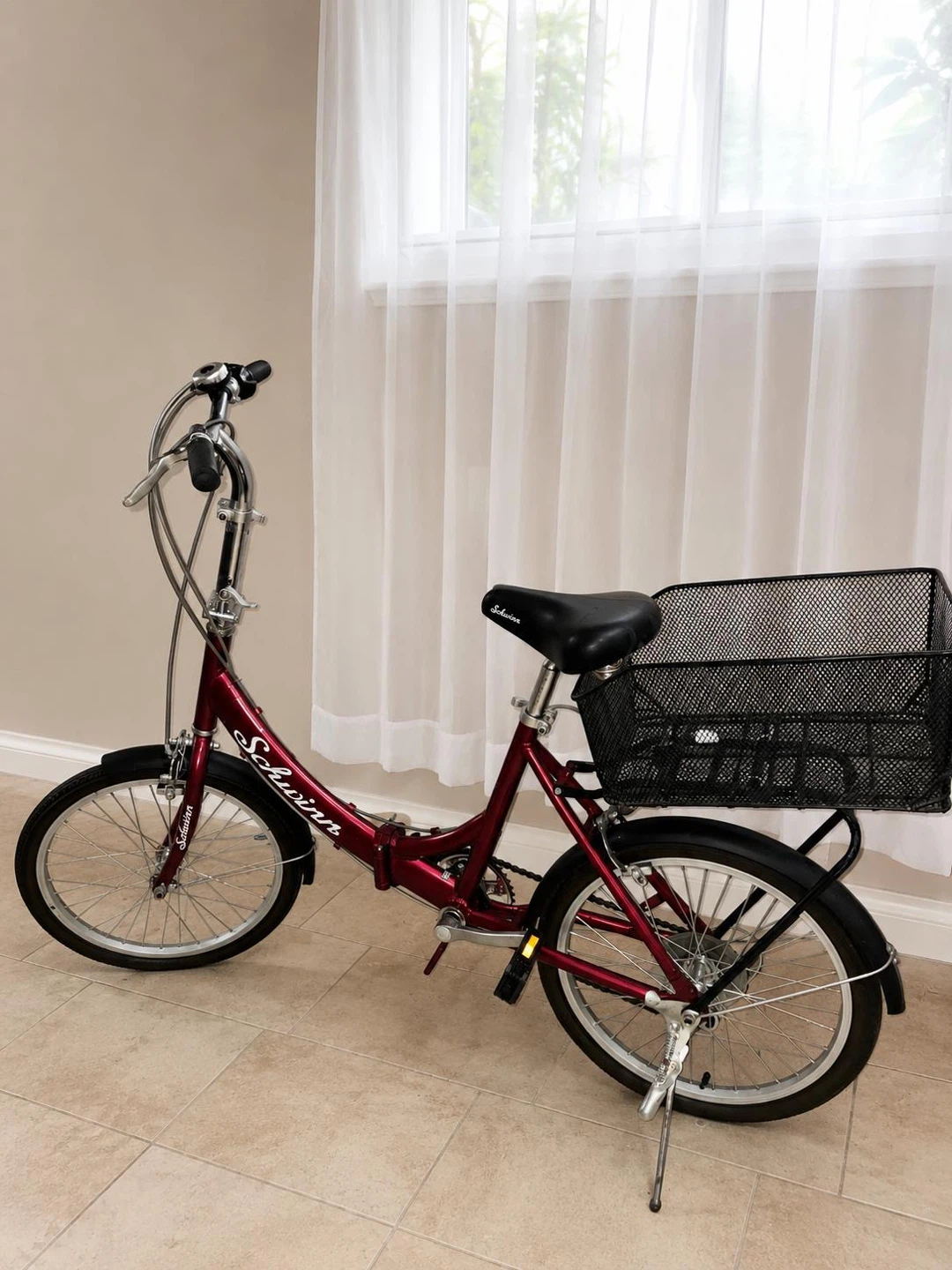 Schwinn Folding Bike with Basket