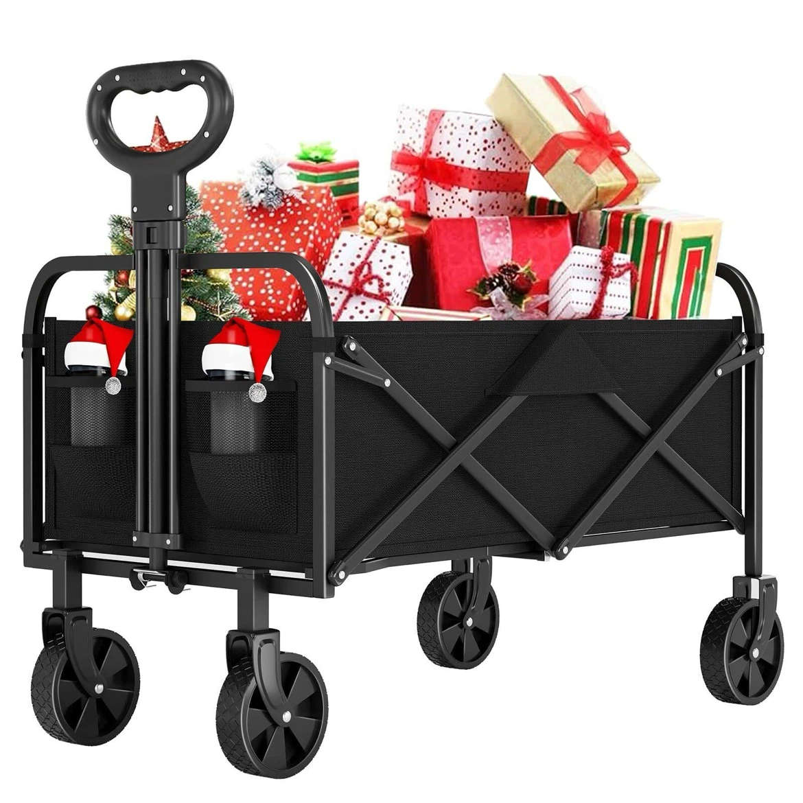 Foldable Wagon Cart with All-Terrain CN435