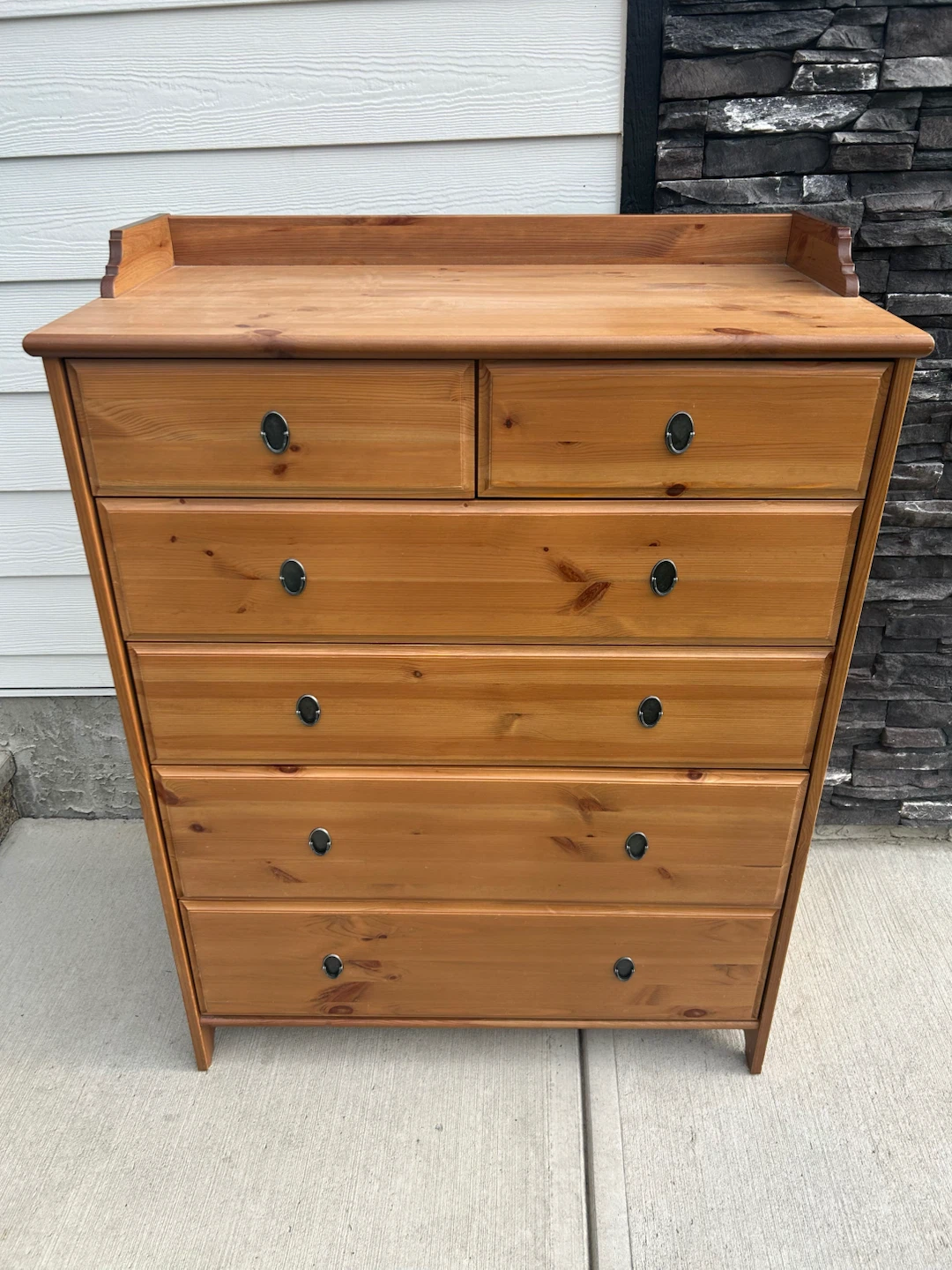 IKEA Dresser wooden with 6 drawers