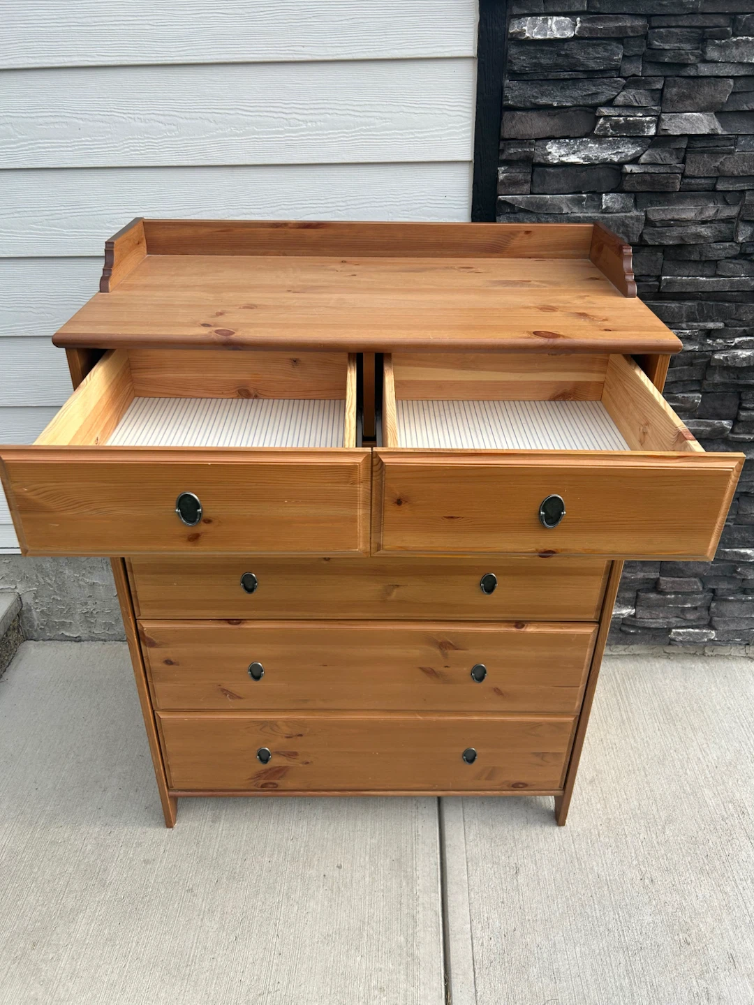IKEA Dresser wooden with 6 drawers - photo 2