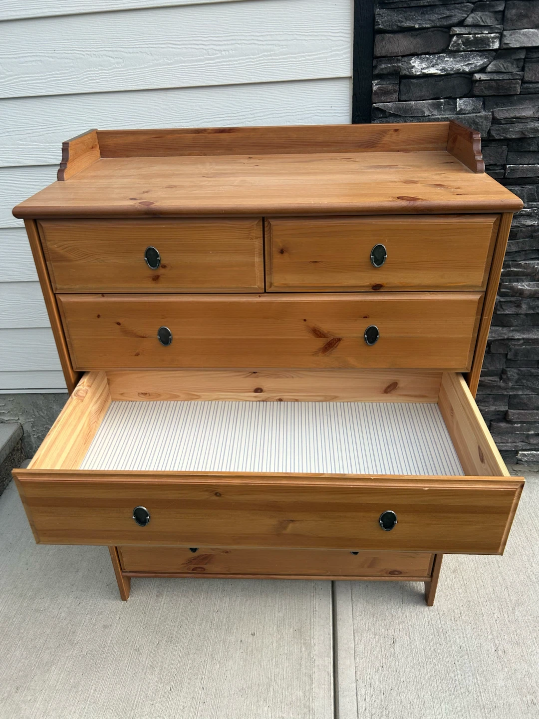 IKEA Dresser wooden with 6 drawers - photo 4