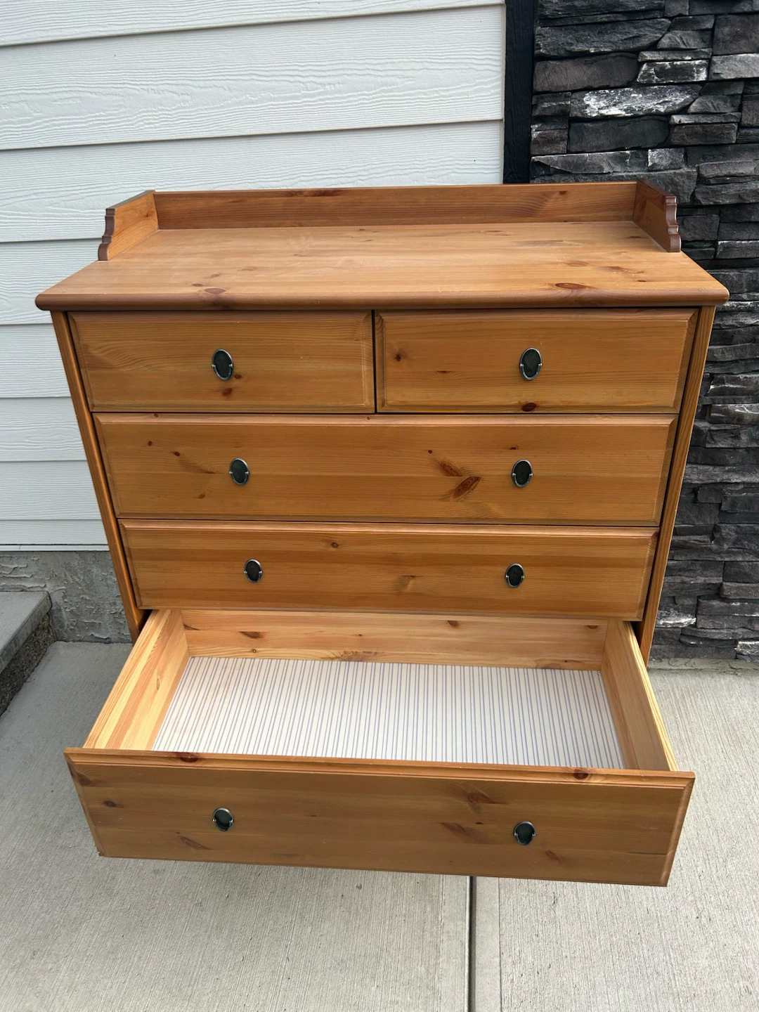IKEA Dresser wooden with 6 drawers - photo 5