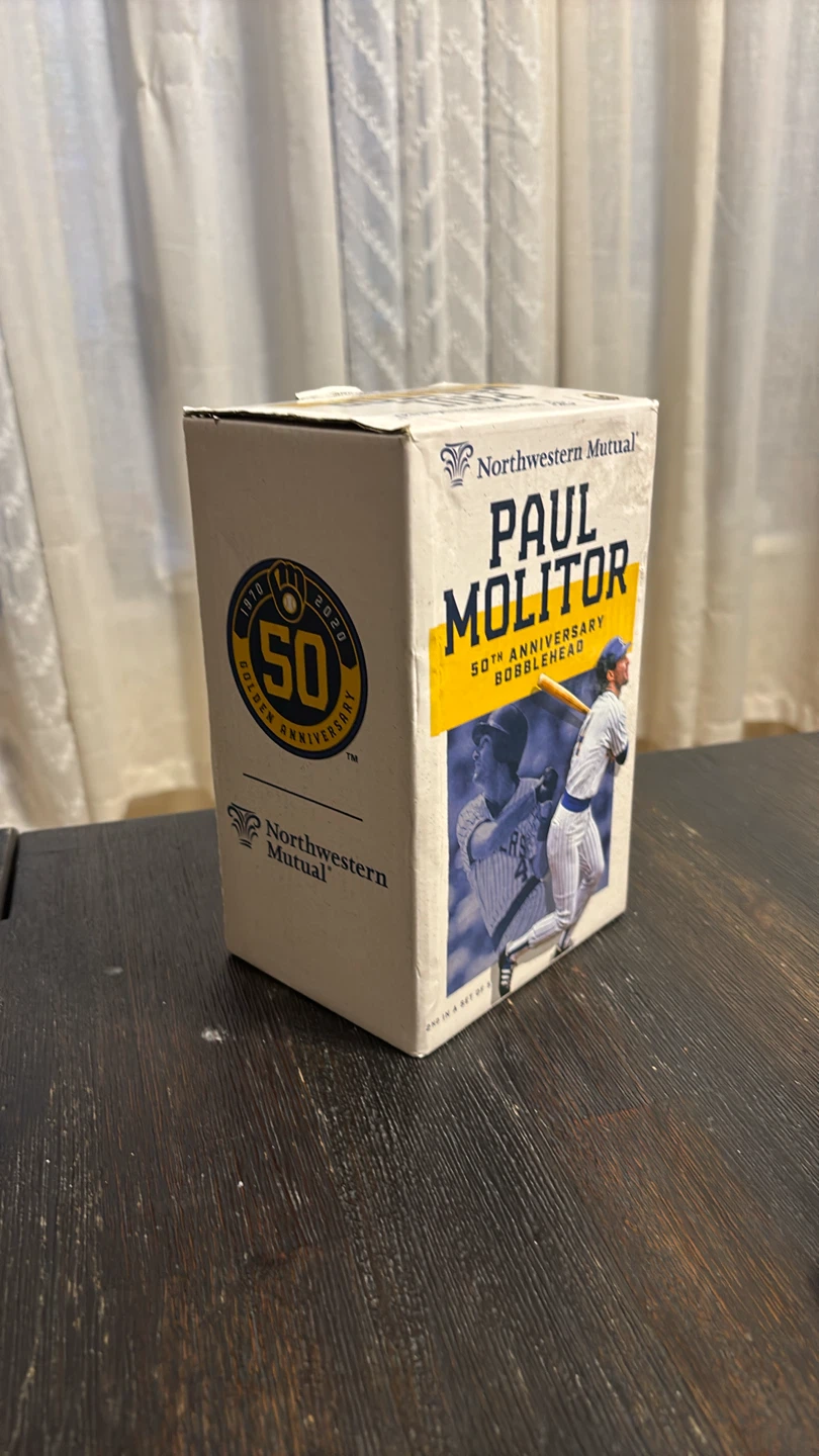 Milwaukee Brewers Paul Molitor 50th Anniversary Bobblehead - photo 3
