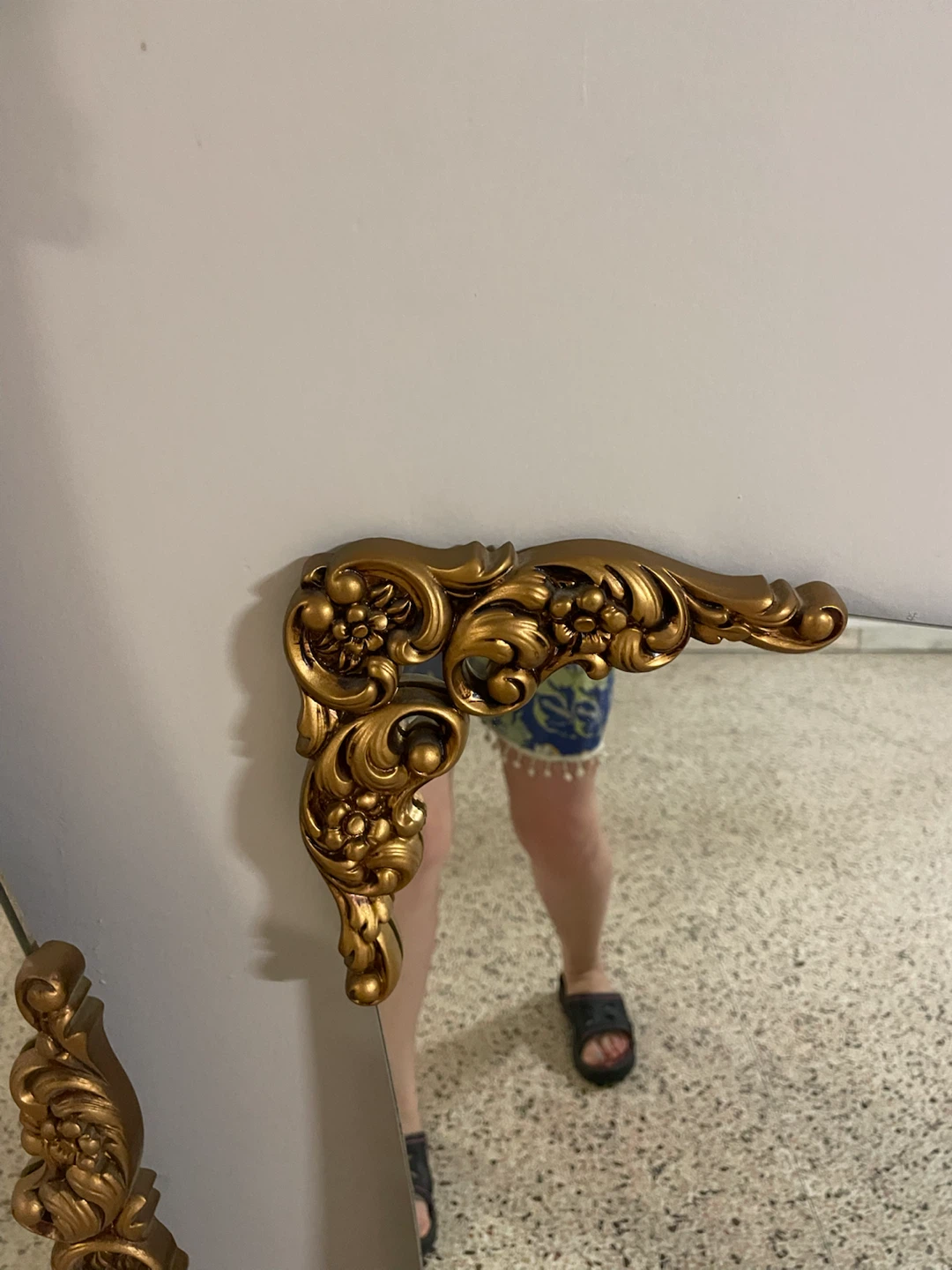 Ornate Gold Corner Mirrors (Set of 2) - photo 3