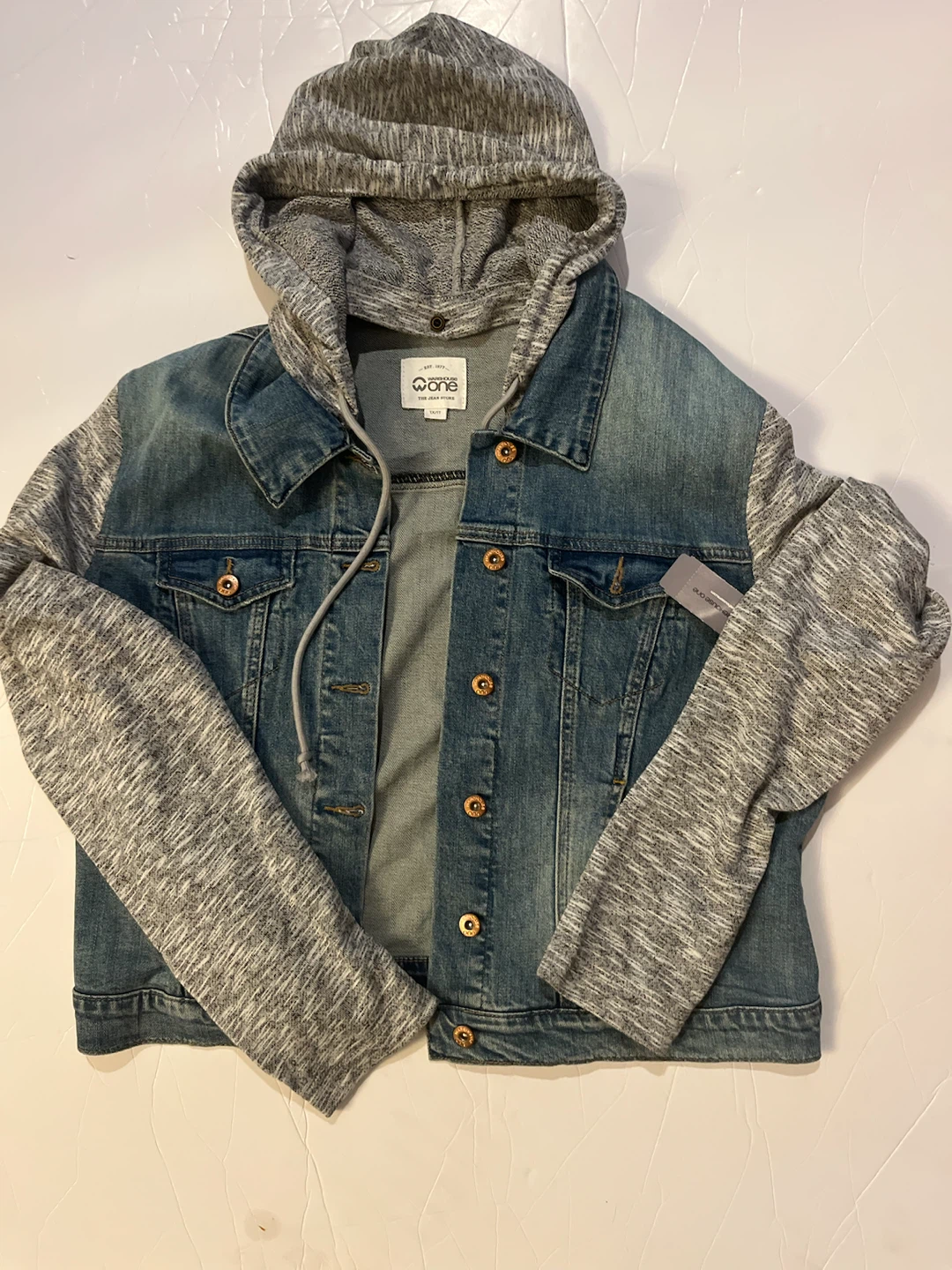 Denim Jacket with Hood