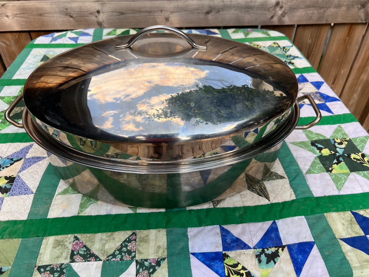 Stainless Steel Oval Roaster with Rack