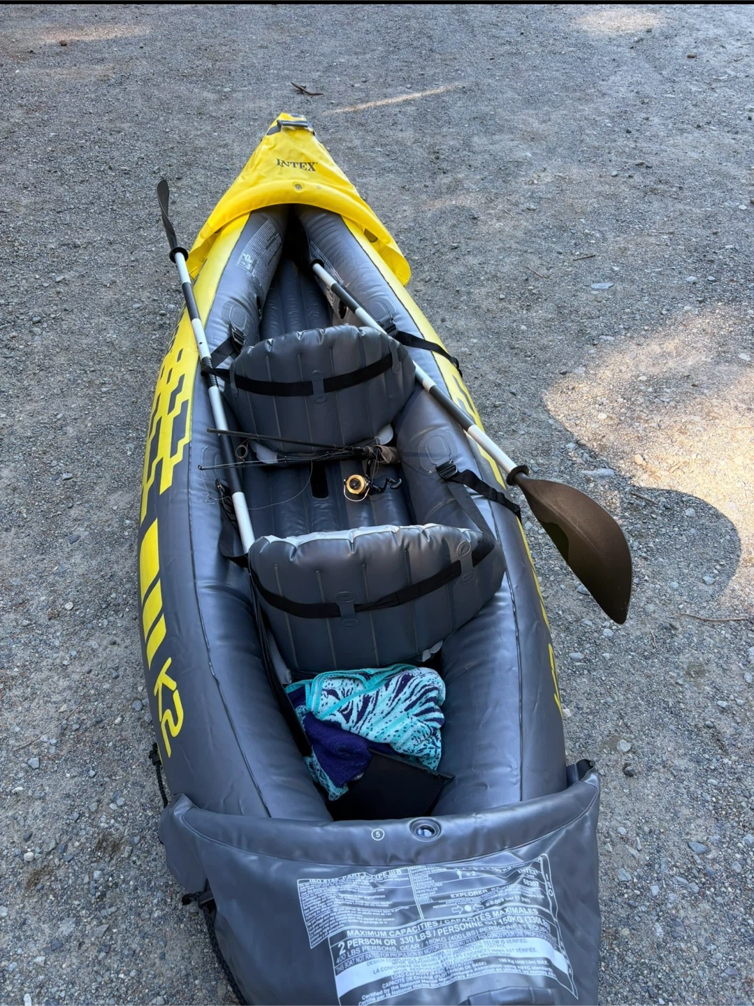 Intex Challenger K2 Kayak with Paddle