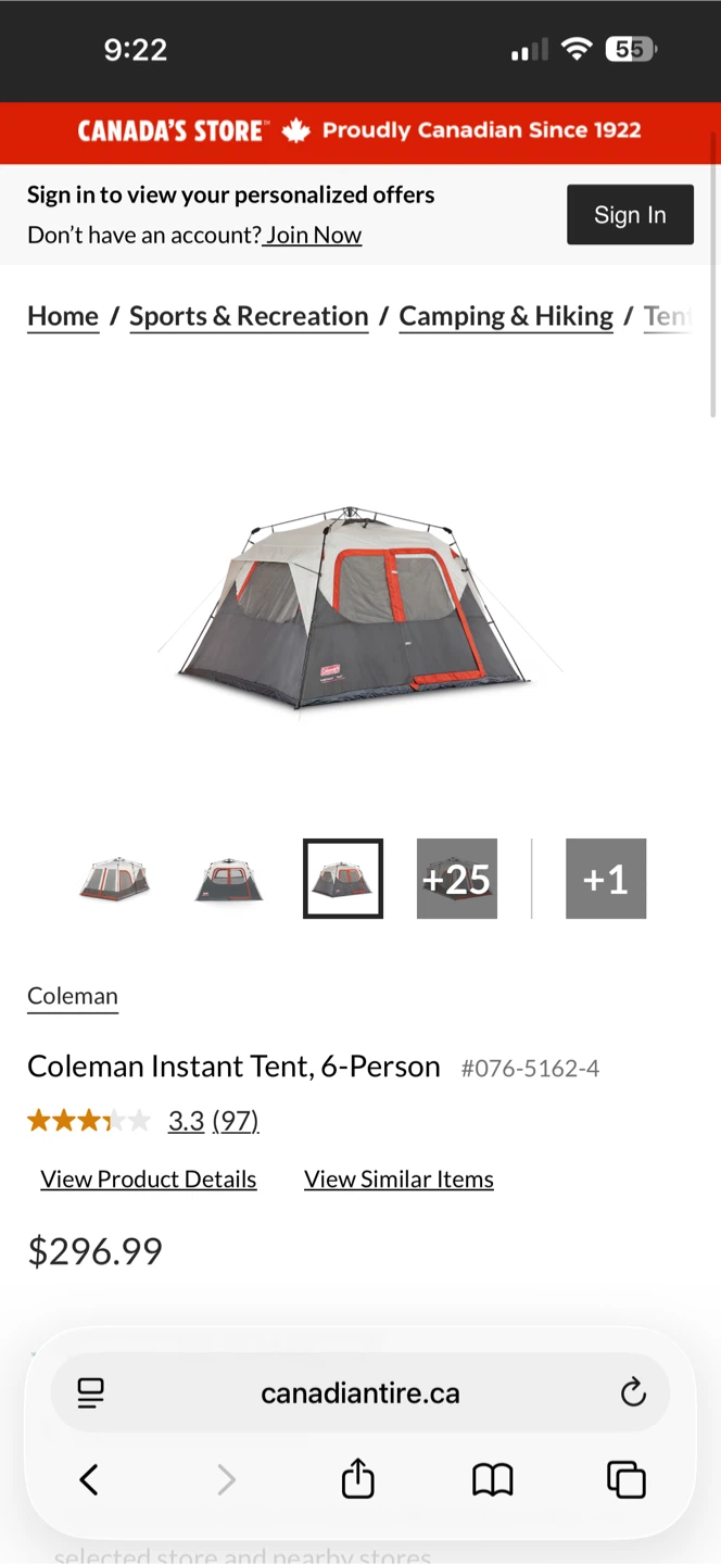 Coleman Instant Tent, 6-Person - photo 4