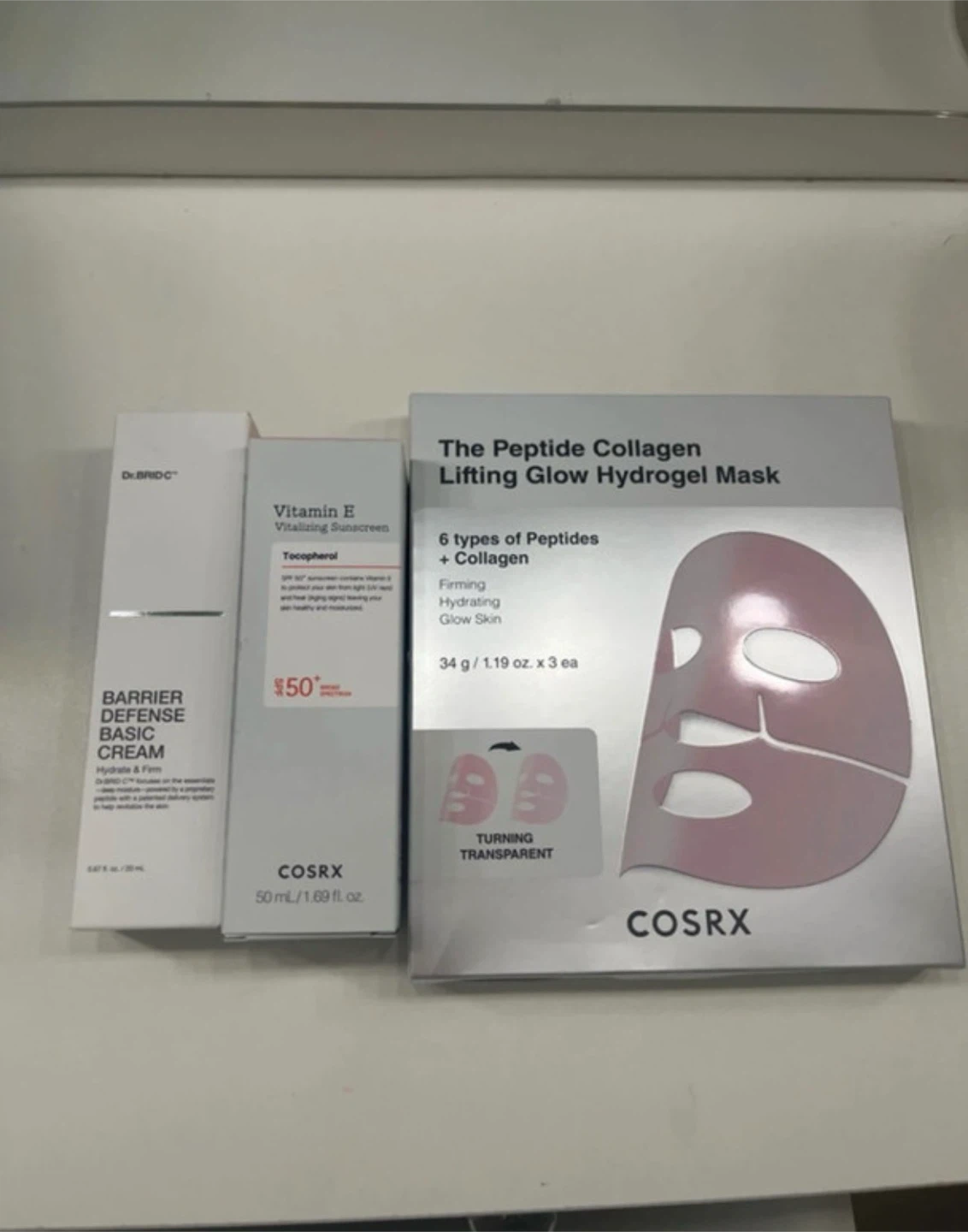 COSRX The Peptide Collagen Lifting Glow Hydrogel Mask Set