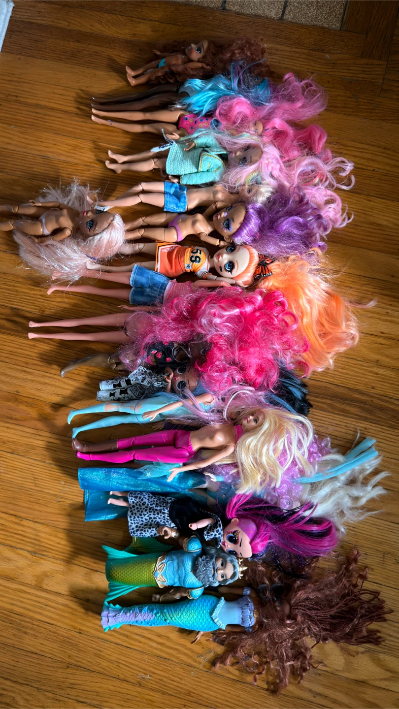 Assorted Fashion Dolls Lot