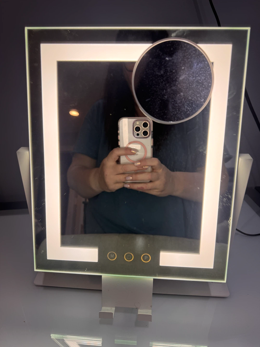 Lighted Vanity Mirror with Magnifying Side Mirror - photo 4