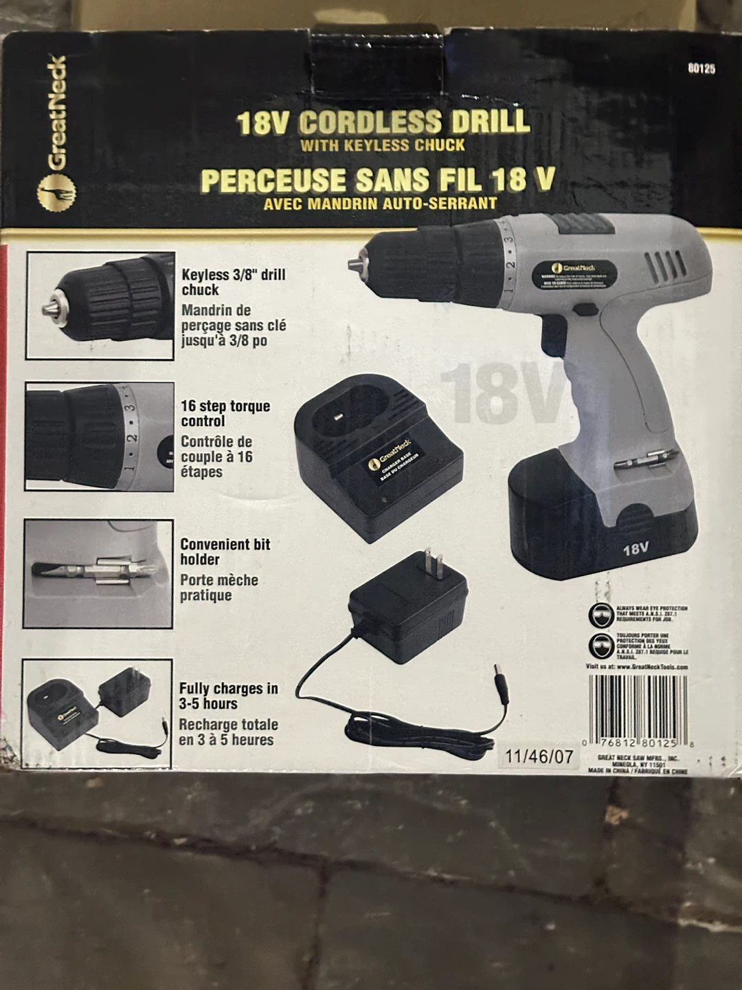 GreatNeck 18V Cordless Drill with Keyless Chuck - photo 2