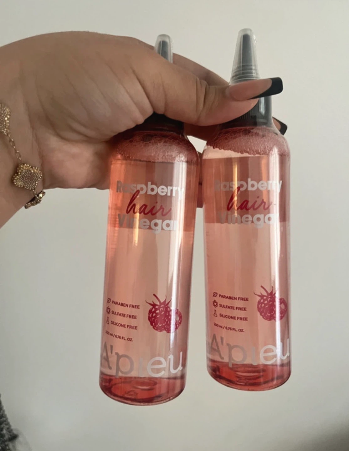A'pieu Raspberry Hair Vinegar 2 Bottles