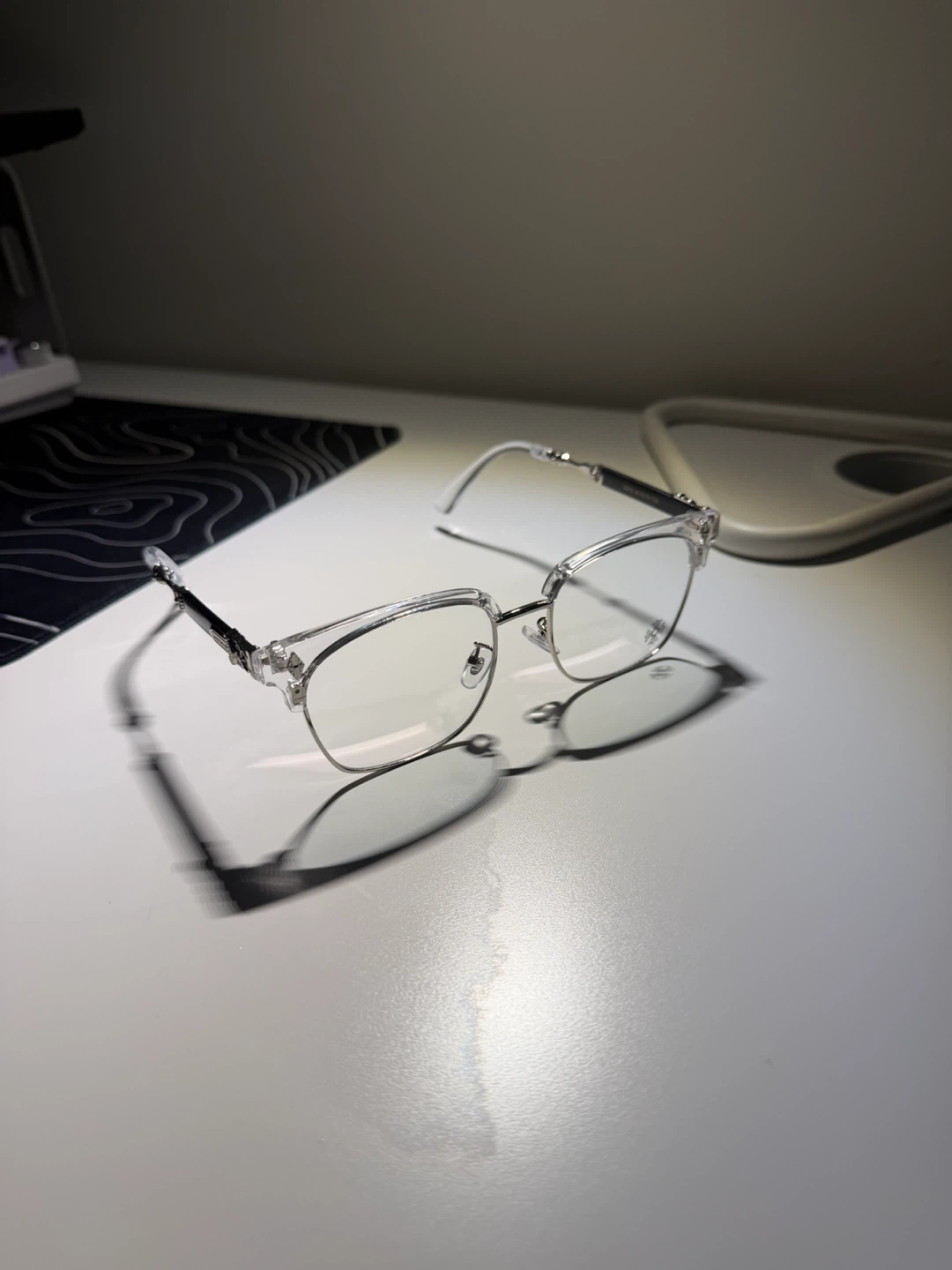 1 to 1 Chrome Hearts Clear Glasses - photo 2