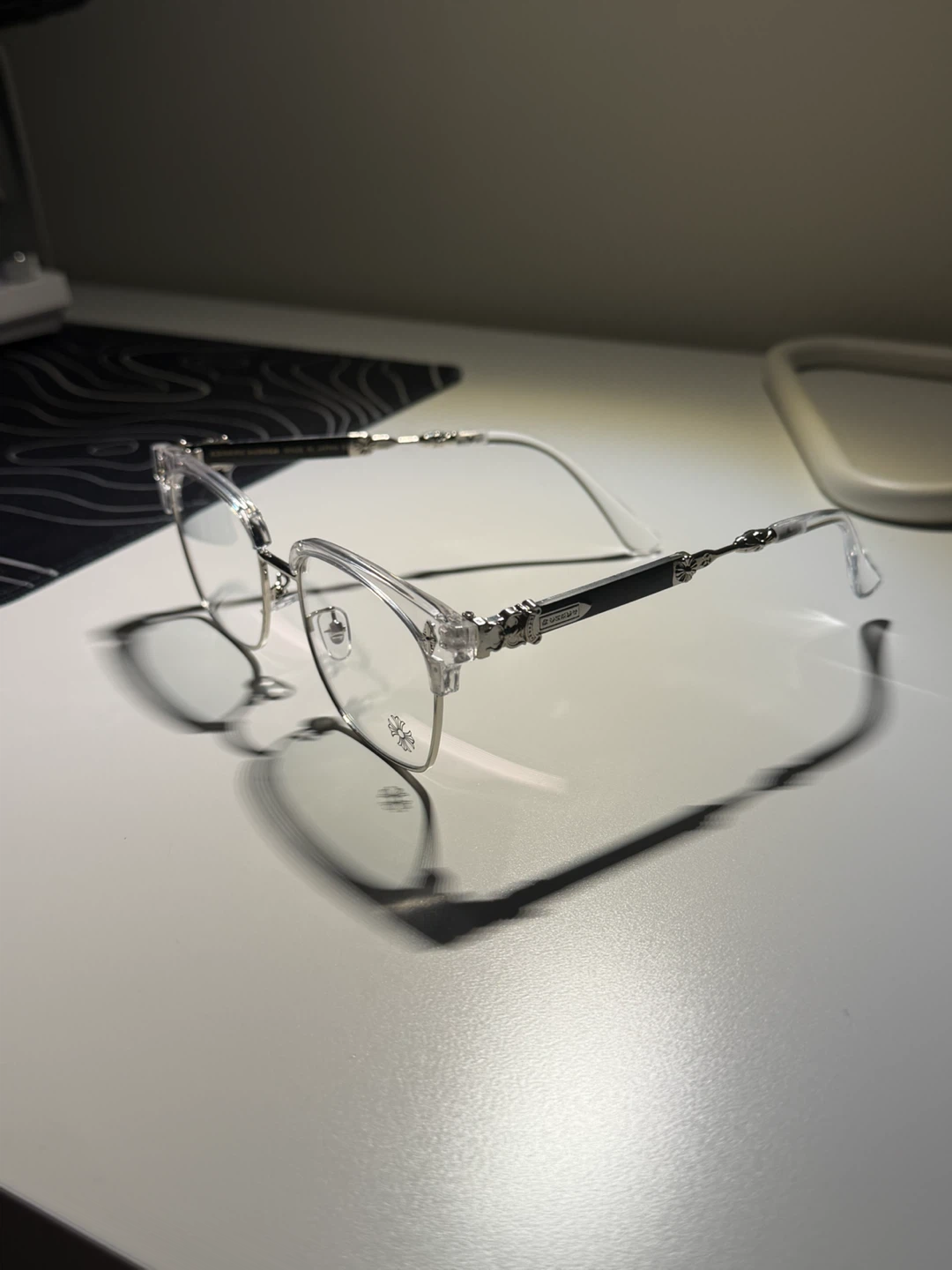 1 to 1 Chrome Hearts Clear Glasses - photo 3