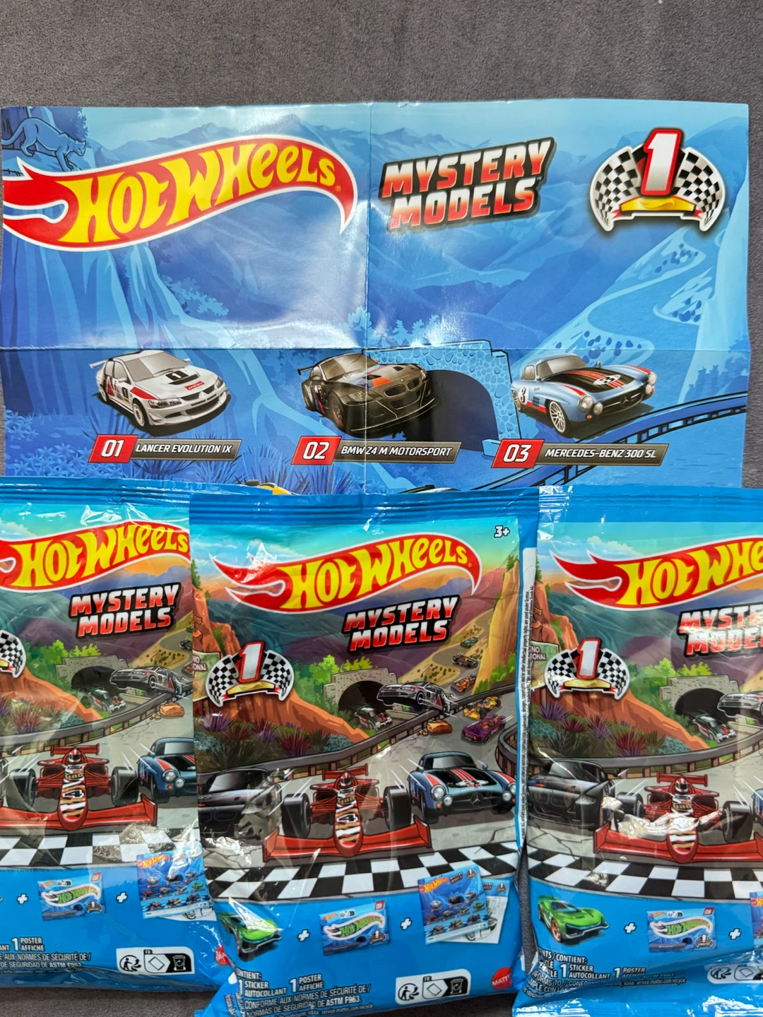 Hot Wheels Mystery Models 1 (01, 02 & 03)