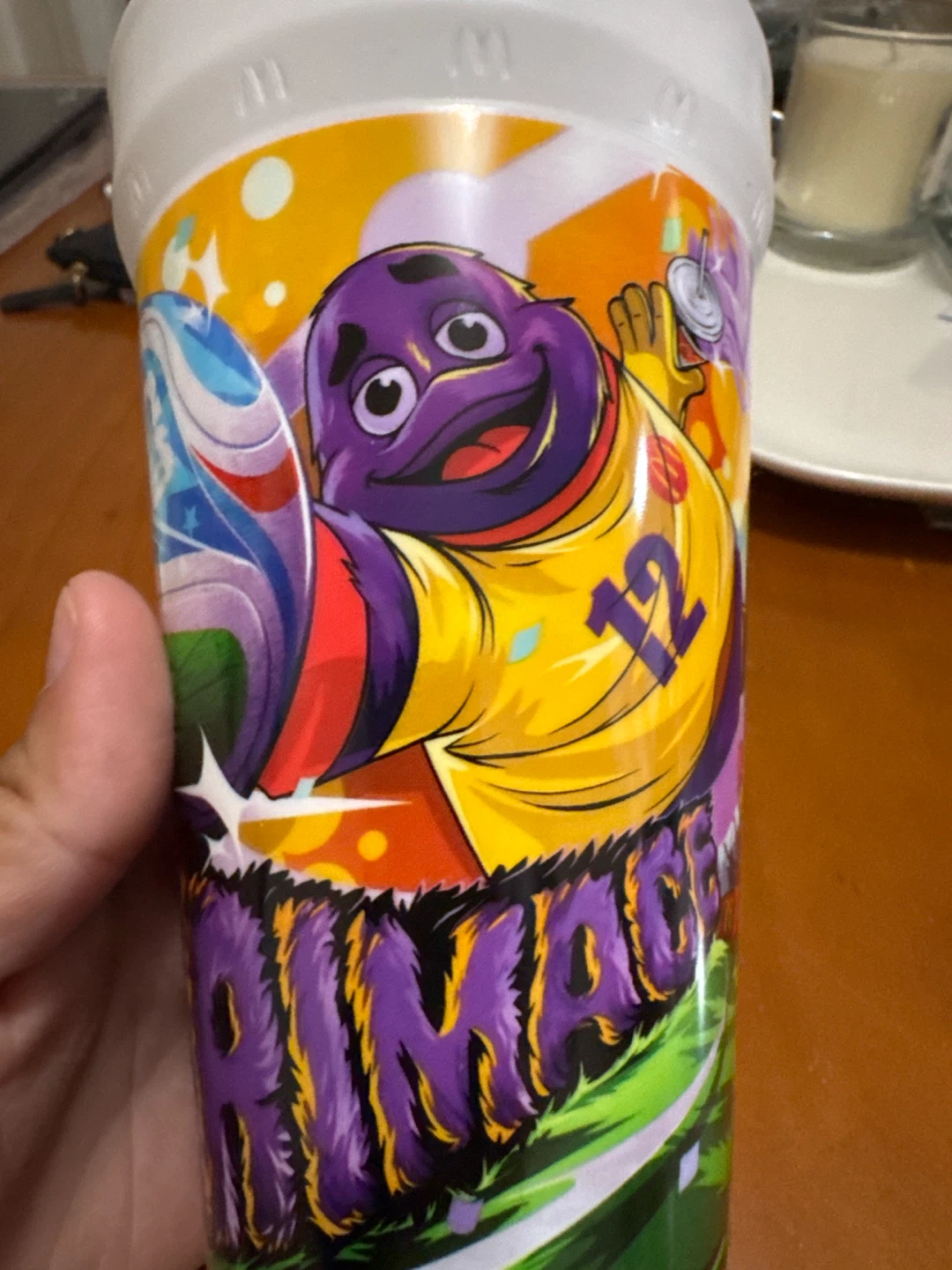 McDonald's Grimace Shake Cup