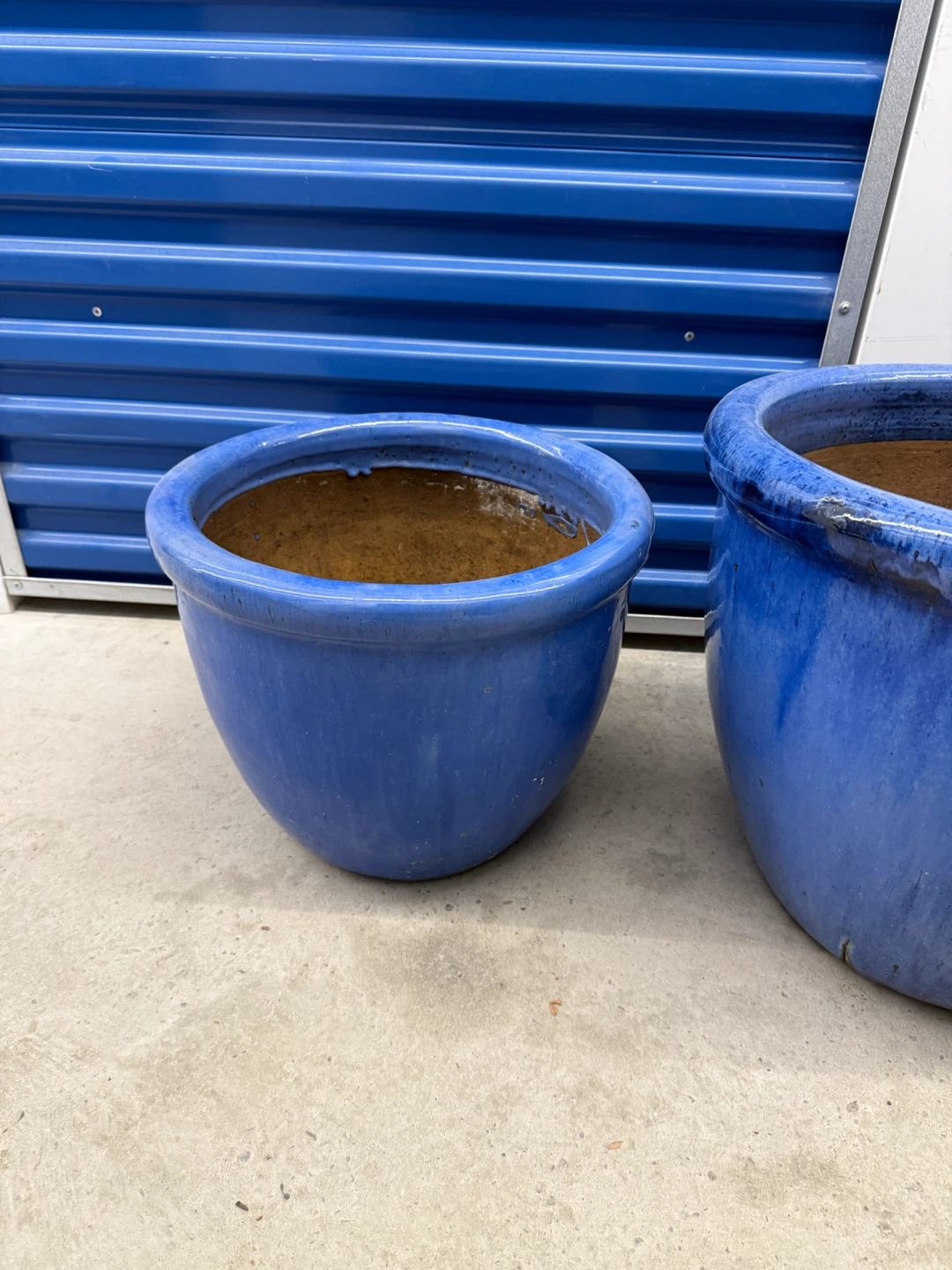 Blue Ceramic Planters (Set of 2) - photo 2