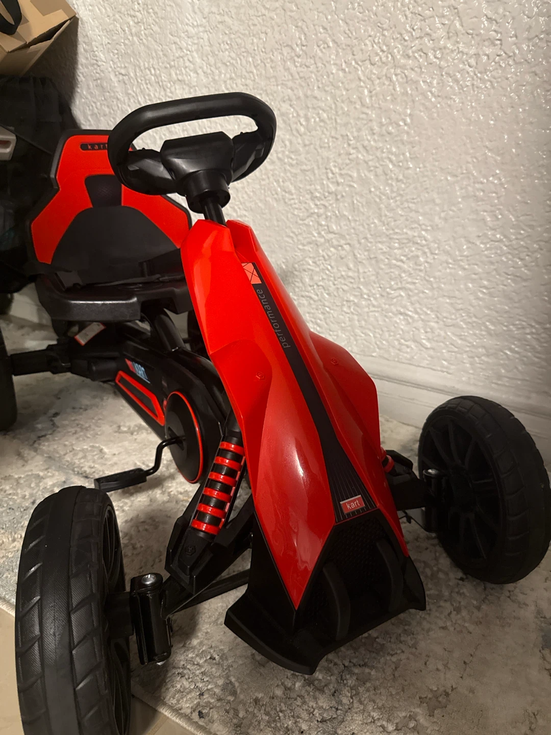Red and Black Pedal Go Kart - photo 2