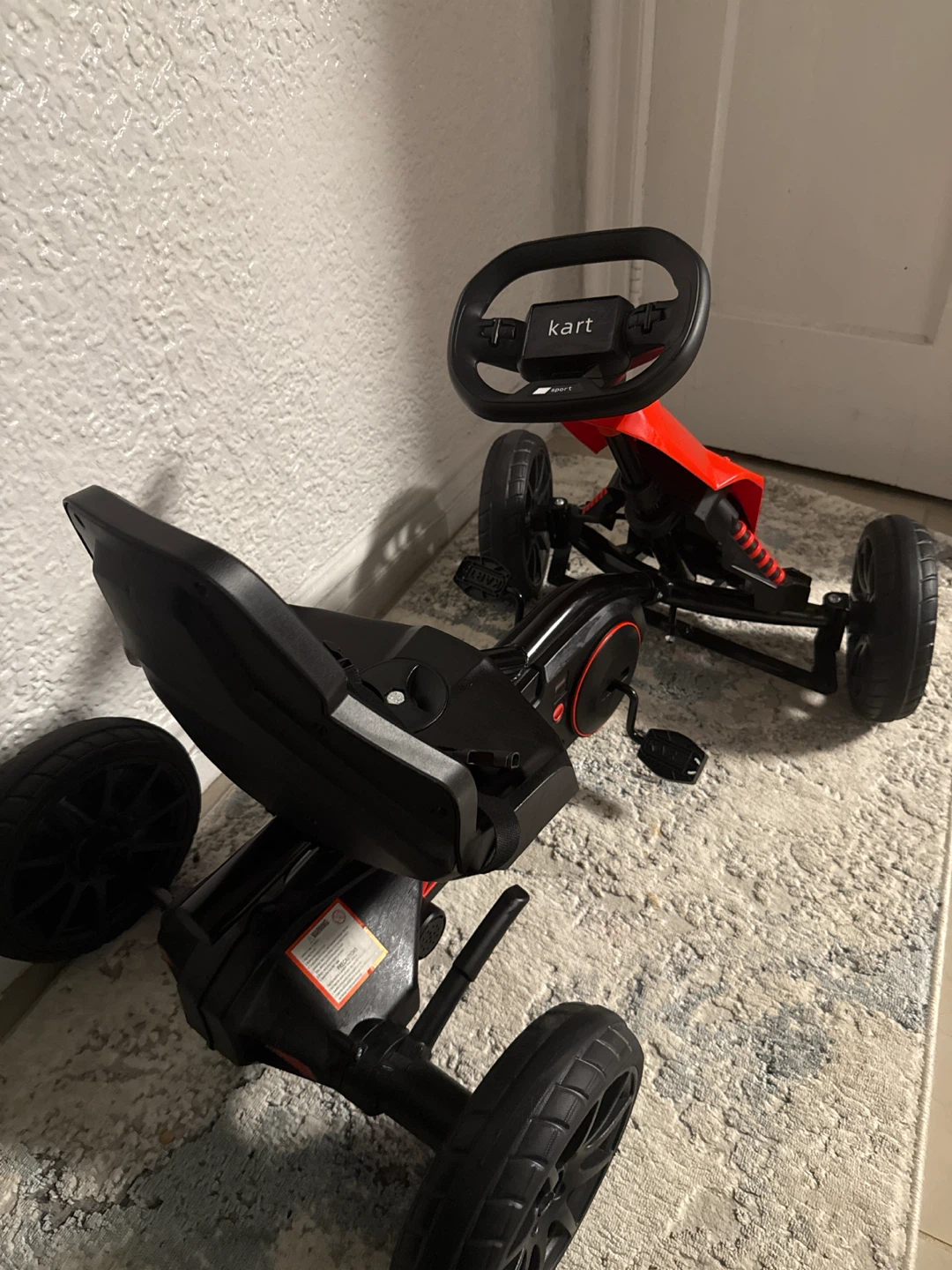 Red and Black Pedal Go Kart - photo 3