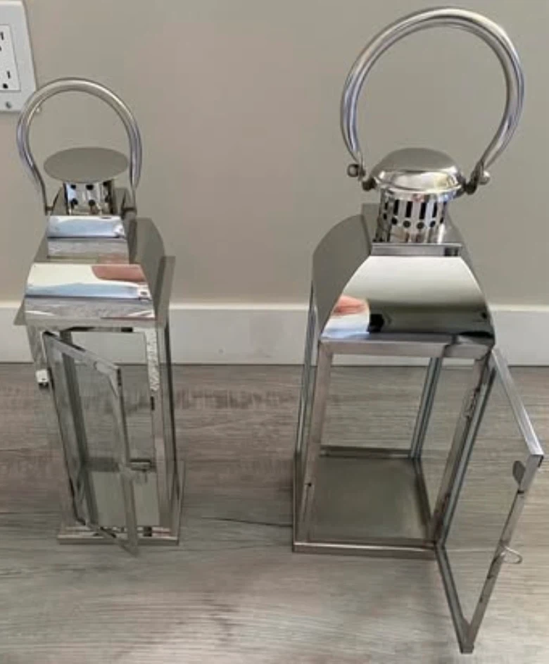 Chrome Decorative Set (2 Pieces)