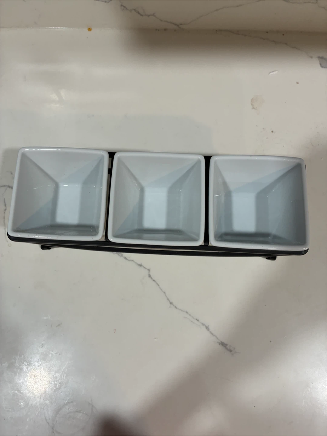 Wendy Bellissimo 3 Piece Snack Bowl Set with Metal Rack - photo 3