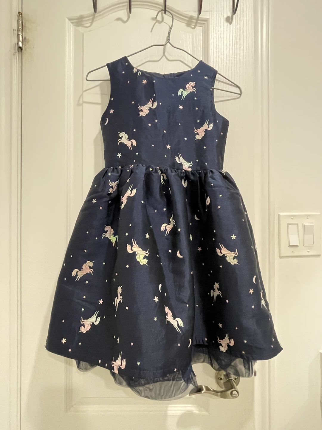 H&M Girls Unicorn Dress Size 7-8Y