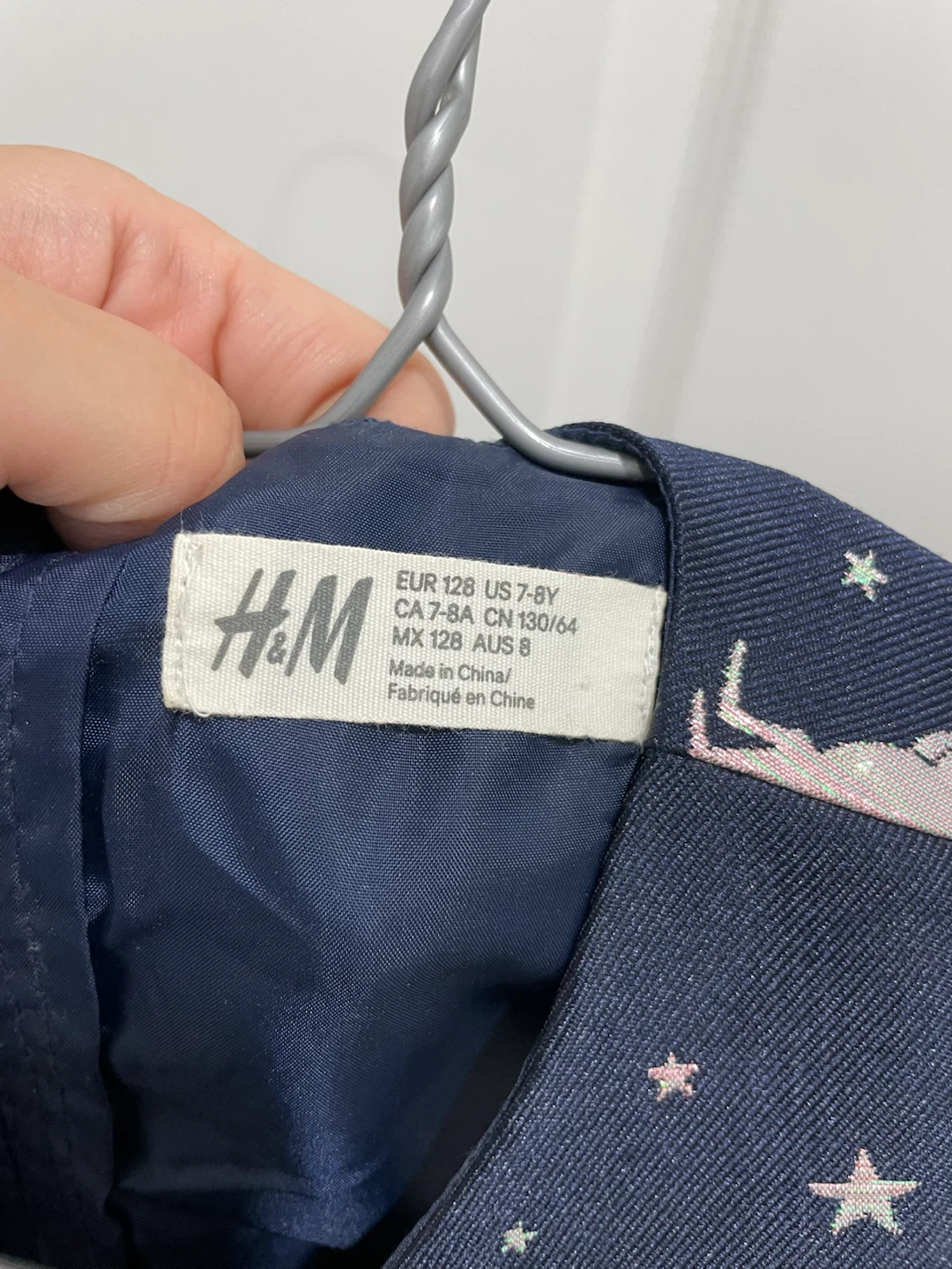H&M Girls Unicorn Dress Size 7-8Y - photo 3