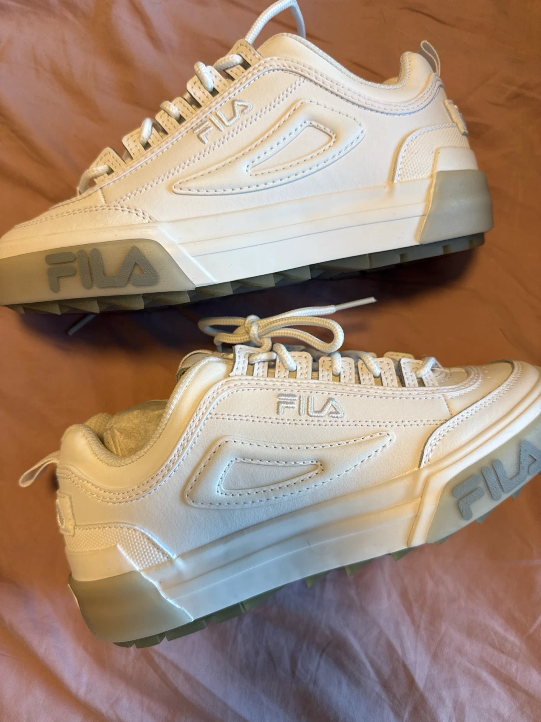 Fila Disruptor II Women's Sneakers White Size 6.5