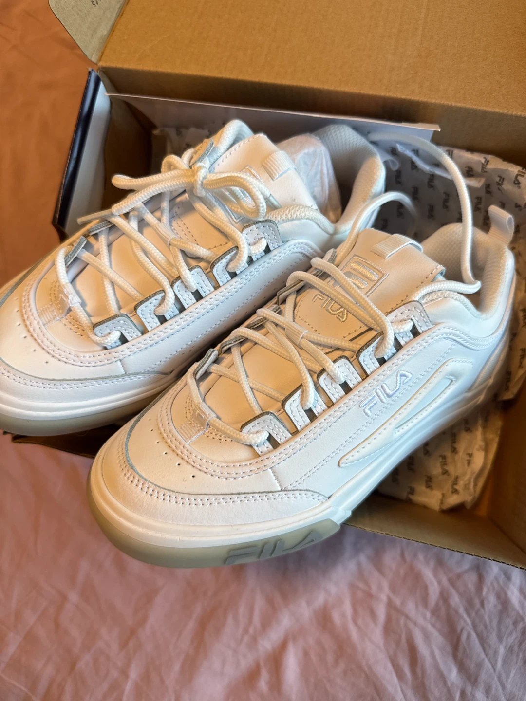 Fila Disruptor II Women's Sneakers White Size 6.5 - photo 3