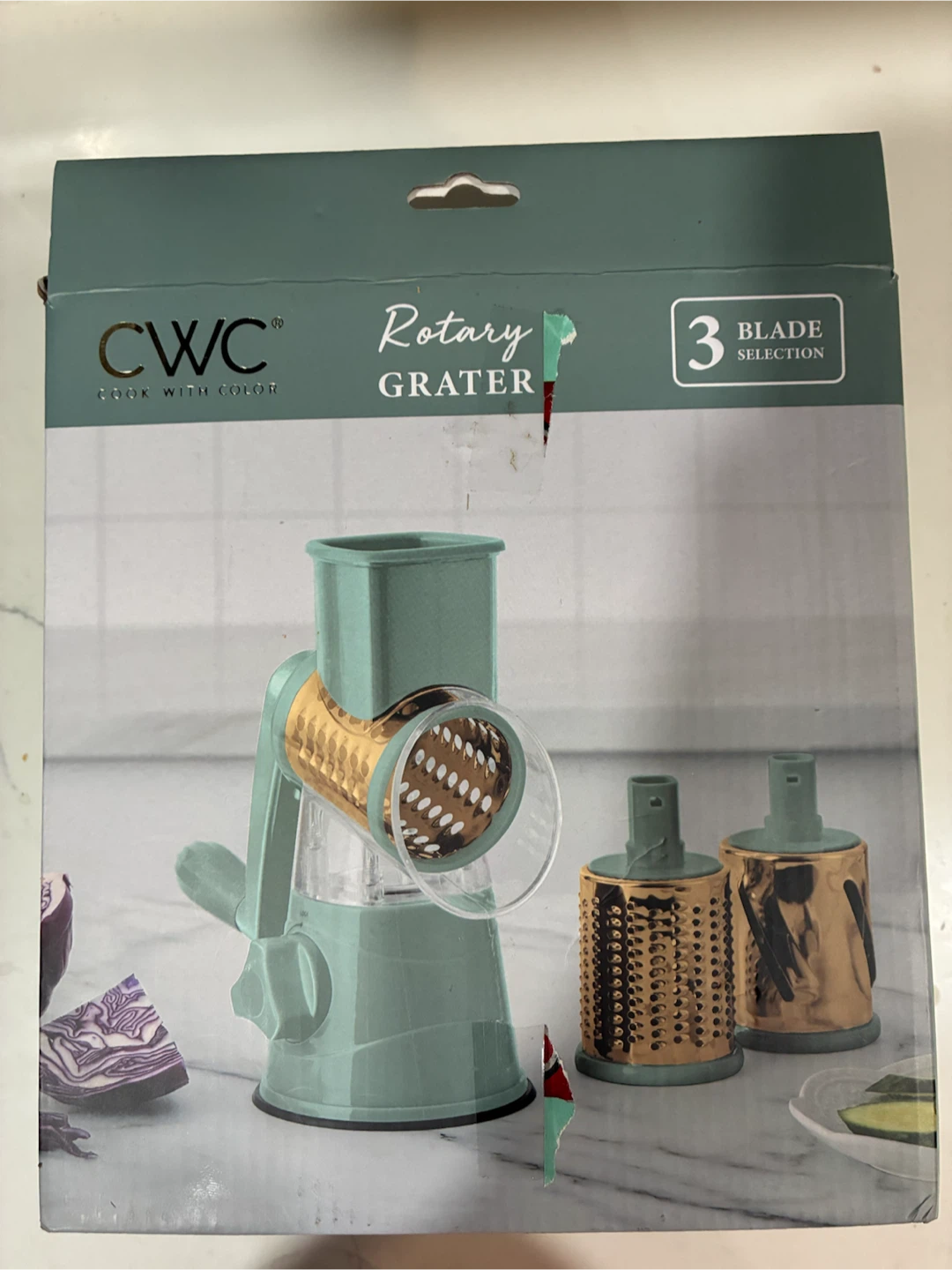 CWC Rotary Grater with 3 Blade Selections - photo 2