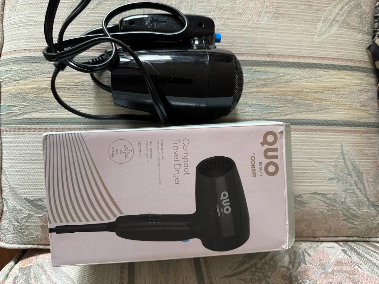 QUO by Conair Compact Travel Dryer
